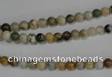 COS160 15.5 inches 4mm round ocean stone beads wholesale