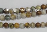 COS161 15.5 inches 6mm round ocean stone beads wholesale