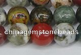 COS224 15.5 inches 12mm round ocean stone beads wholesale