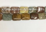 COS256 15.5 inches 22*30mm rectangle ocean stone beads wholesale