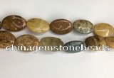 COS263 15.5 inches 22*30mm oval ocean stone beads wholesale