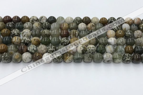 COS307 15.5 inches 8mm round ocean jasper beads wholesale