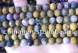 COS311 15.5 inches 8mm faceted round ocean jasper beads