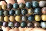 COS334 15 inches 12mm round ocean jasper beads wholesale