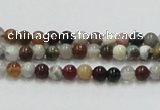 COS37 15.5 inches 4mm round ocean stone beads wholesale