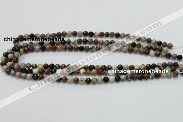 COS38 15.5 inches 6mm round ocean stone beads wholesale