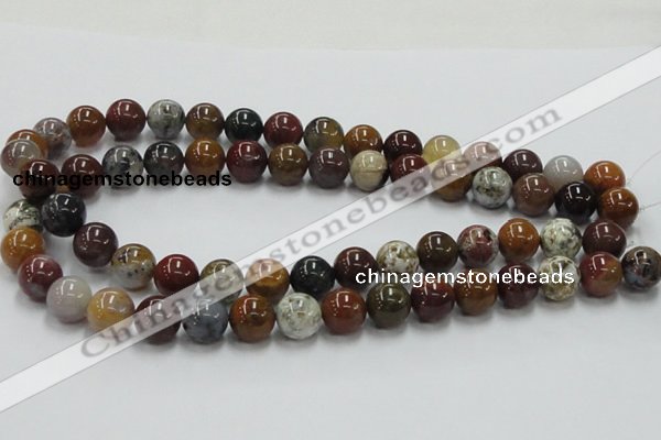 COS41 15.5 inches 12mm round ocean stone beads wholesale