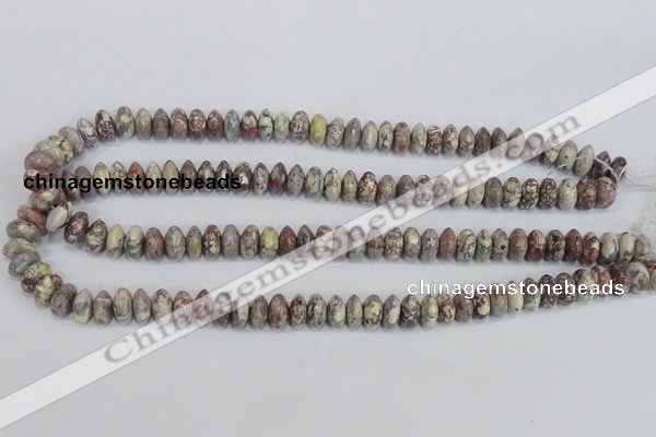 COT07 15.5 inches 5*10mm rondelle osmanthus stone beads