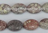 COT09 15.5 inches 13*18mm oval osmanthus stone beads wholesale