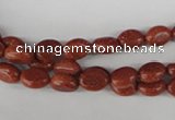 COV03 15.5 inches 6*8mm oval goldstone beads wholesale