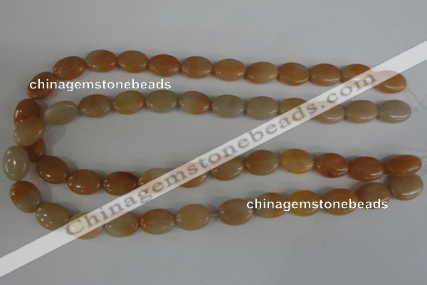 COV101 15.5 inches 12*16mm oval pink aventurine beads wholesale