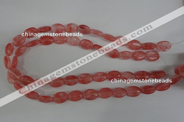 COV110 15.5 inches 12*16mm oval cherry quartz beads wholesale