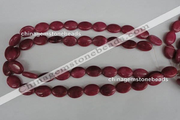 COV123 15.5 inches 13*18mm oval candy jade beads wholesale