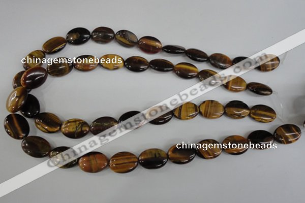 COV128 15.5 inches 13*18mm oval yellow tiger eye beads wholesale