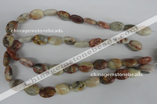 COV130 15.5 inches 13*18mm oval agate gemstone beads wholesale