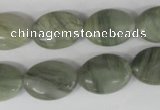 COV136 15.5 inches 13*18mm oval seaweed quartz beads wholesale