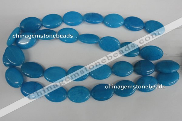 COV161 15.5 inches 18*25mm oval candy jade beads wholesale