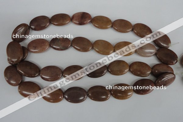 COV162 15.5 inches 18*25mm oval candy jade beads wholesale