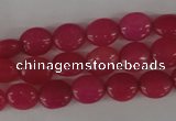 COV40 15.5 inches 8*10mm oval candy jade gemstone beads wholesale