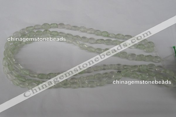 COV42 15.5 inches 8*10mm oval watermelon green beads wholesale