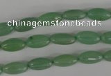 COV59 15.5 inches 6*12mm oval green aventurine beads wholesale