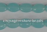 COV61 15.5 inches 10*14mm oval candy jade beads wholesale