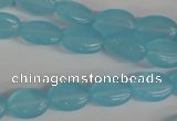 COV62 15.5 inches 10*14mm oval candy jade beads wholesale