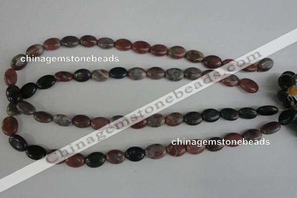 COV79 15.5 inches 10*14mm oval Indian agate beads wholesale