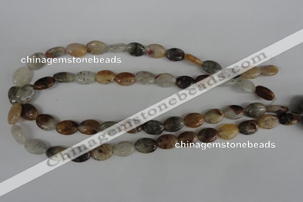 COV80 15.5 inches 10*14mm oval agate gemstonebeads wholesale