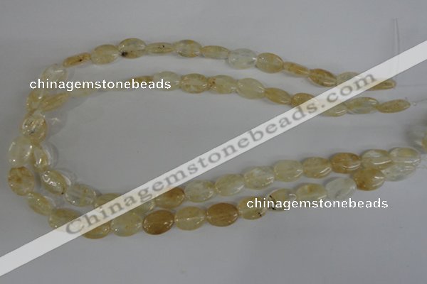 COV93 15.5 inches 10*14mm oval watermelon yellow beads wholesale