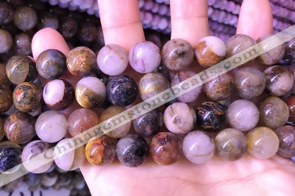 CPB1026 15.5 inches 12mm round natural pietersite beads