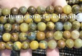 CPB1054 15.5 inches 12mm round golden pietersite beads wholesale