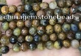 CPB1069 15.5 inches 12mm faceted round natural pietersite beads