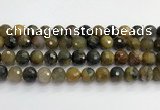 CPB1079 15.5 inches 12mm faceted round natural pietersite beads