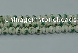 CPB581 15.5 inches 6mm round Painted porcelain beads