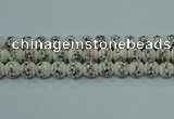 CPB601 15.5 inches 6mm round Painted porcelain beads