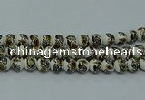 CPB641 15.5 inches 6mm round Painted porcelain beads