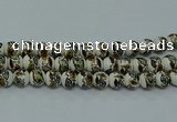 CPB642 15.5 inches 8mm round Painted porcelain beads
