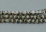 CPB644 15.5 inches 12mm round Painted porcelain beads