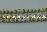 CPB752 15.5 inches 8mm round Painted porcelain beads