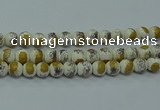 CPB753 15.5 inches 10mm round Painted porcelain beads