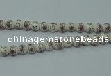 CPB792 15.5 inches 8mm round Painted porcelain beads