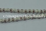 CPB794 15.5 inches 12mm round Painted porcelain beads