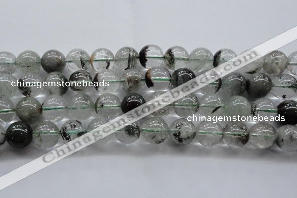 CPC05 15.5 inches 12mm round green phantom quartz beads wholesale