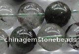 CPC06 15.5 inches 14mm round green phantom quartz beads wholesale