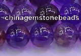 CPC604 15.5 inches 12mm round purple phantom quartz beads