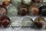 CPC700 15 inches 6mm -7mm round phantom quartz beads