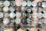 CPC729 15 inches 10mm round green phantom quartz beads wholesale
