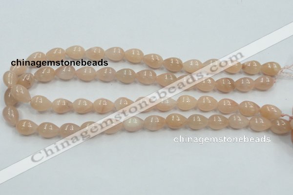 CPI02 15.5 inches 10*14mm teardrop pink aventurine jade beads