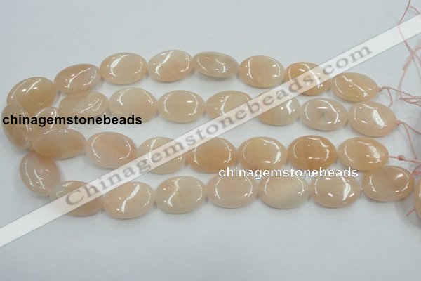 CPI09 15.5 inches 18*25mm oval pink aventurine jade beads wholesale